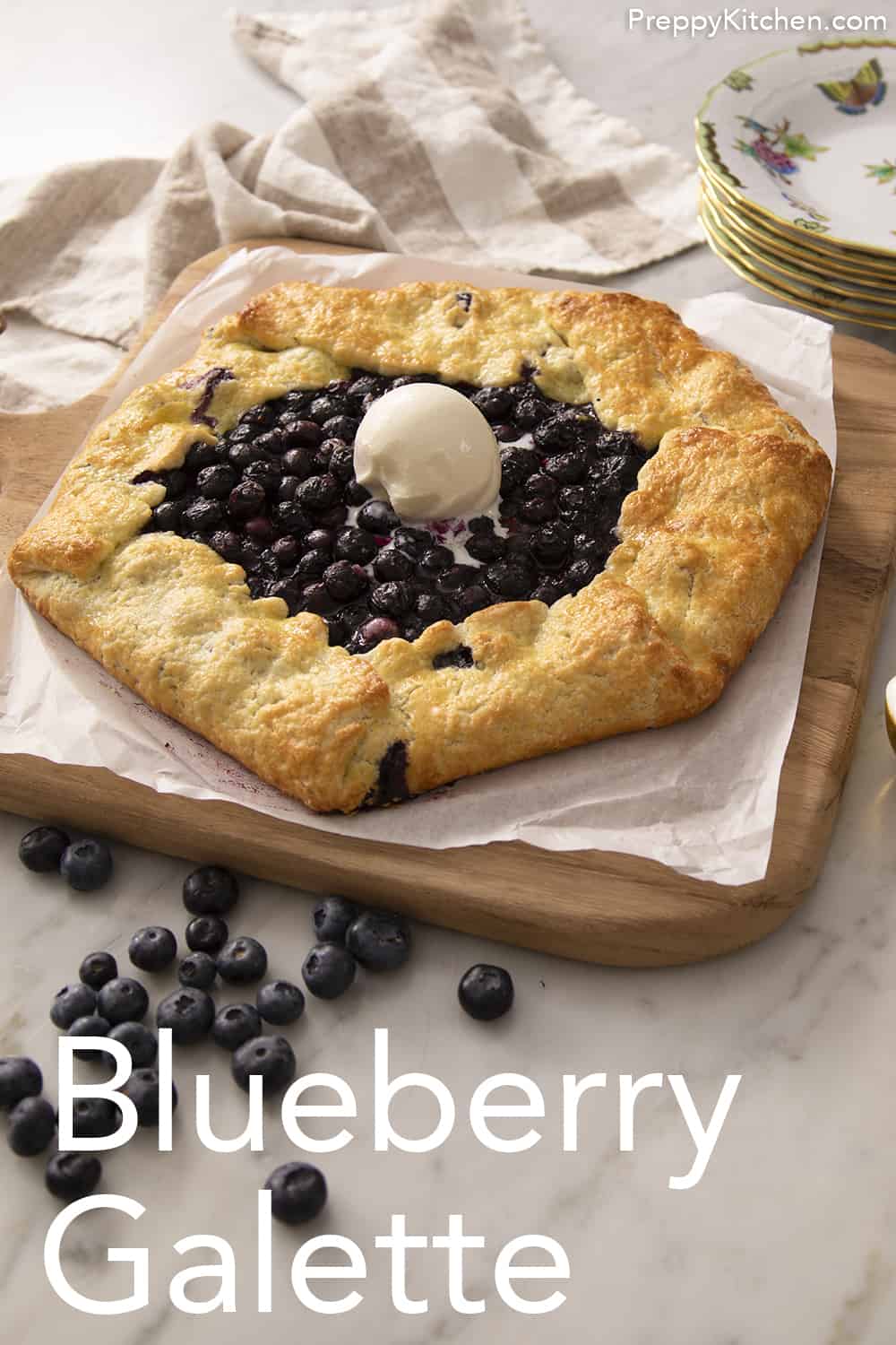 Blueberry Galette Preppy Kitchen