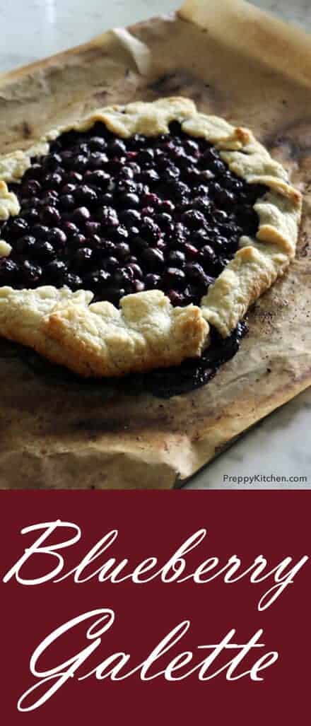 A galette is the easiest pastry to make and incredibly delicious, it’s basically a pastry pizza that you can use any number of fruits to fill. I like taking some fresh berries and a chilled bag of pastry dough to a friend’s house and throw this dessert together over a glass of wine. Galettes are supposed to be rustic so there’s no need to stress out about the perfect edge or fold, just enjoy. @PreppyKitchen