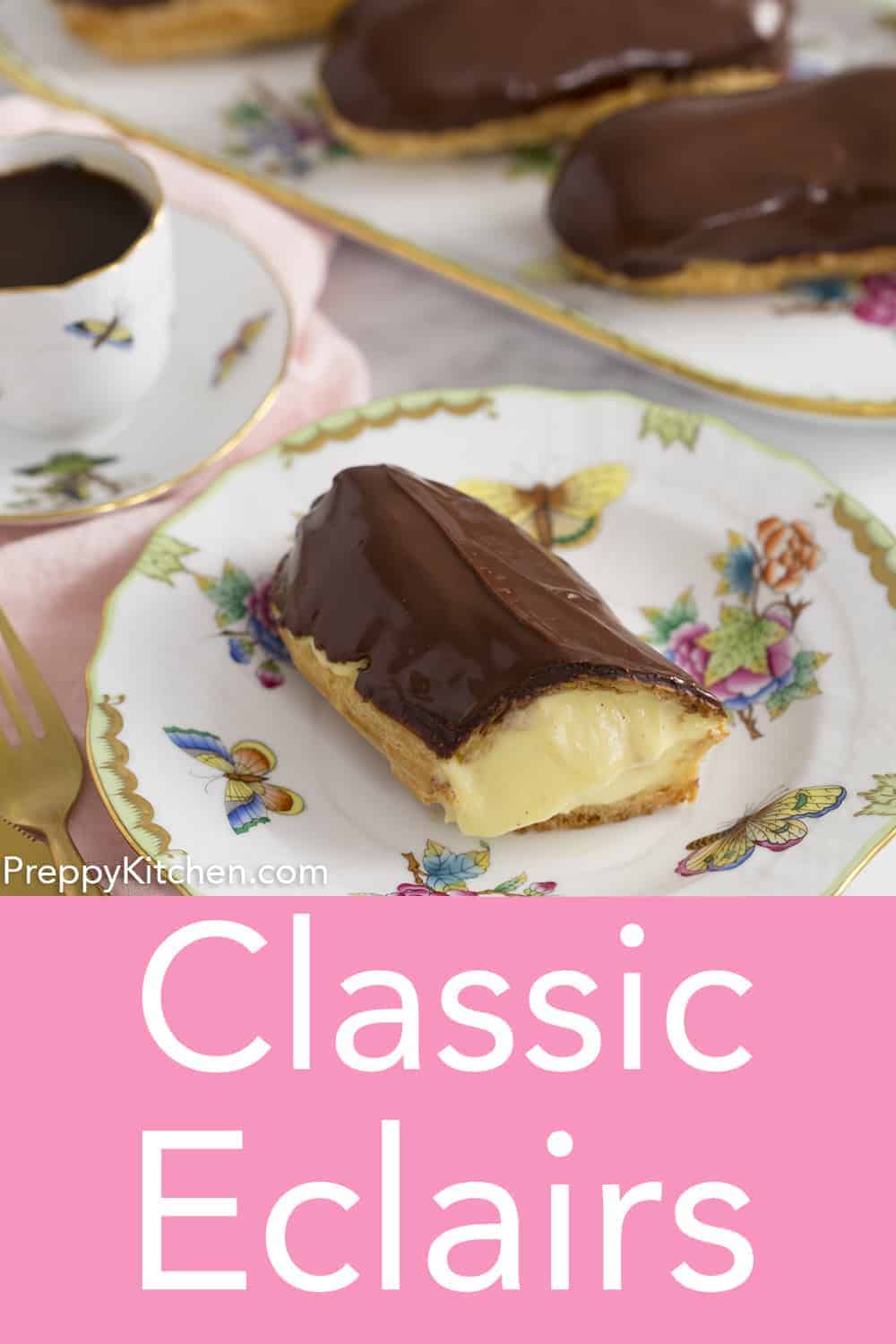 Eclairs Recipe Preppy Kitchen