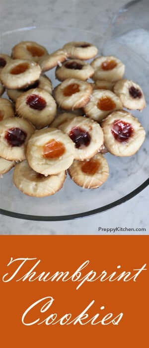 Thumbprint cookies are the original