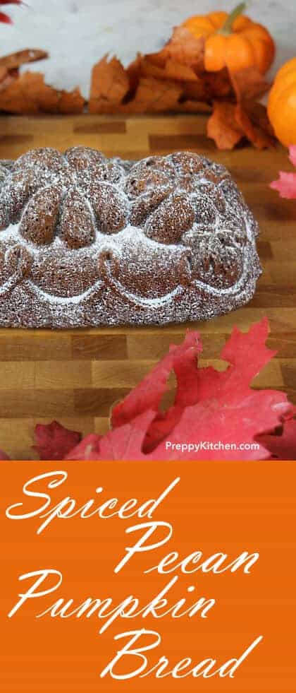The brisk weather and changing leaves call for some warm comforting treats and this is one of them; it was really delicious and tastes homemade. Can't resist this cute, Nordic Ware pumpkin bread pan and their spiced pecan pumpkin bread mix. If you want to bump out an impressive side with 5 minutes of prep work, then read on. @PreppyKitchen