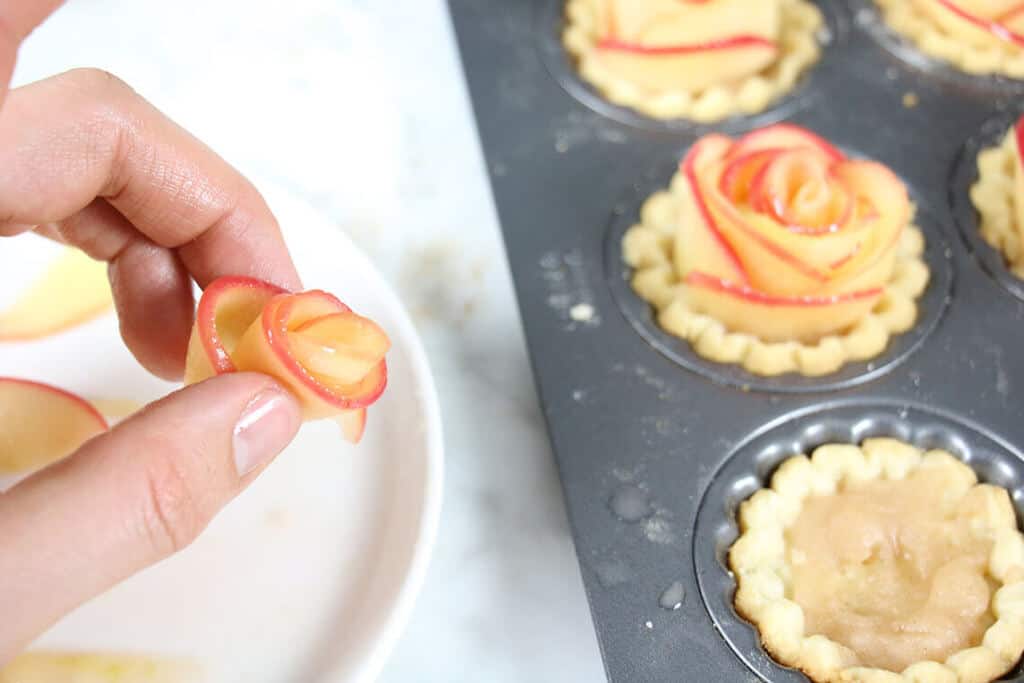 Rose Apple Mini Tarts Preppy Kitchen