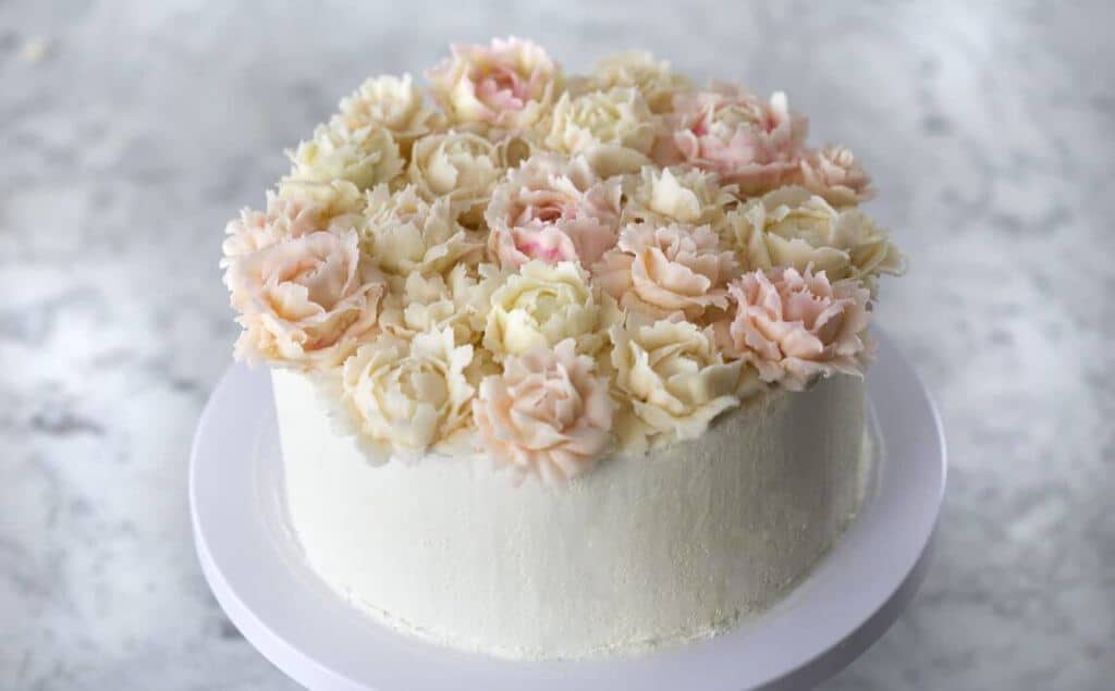 Brown Butter Cake with Italian Buttercream. Preppy Kitchen