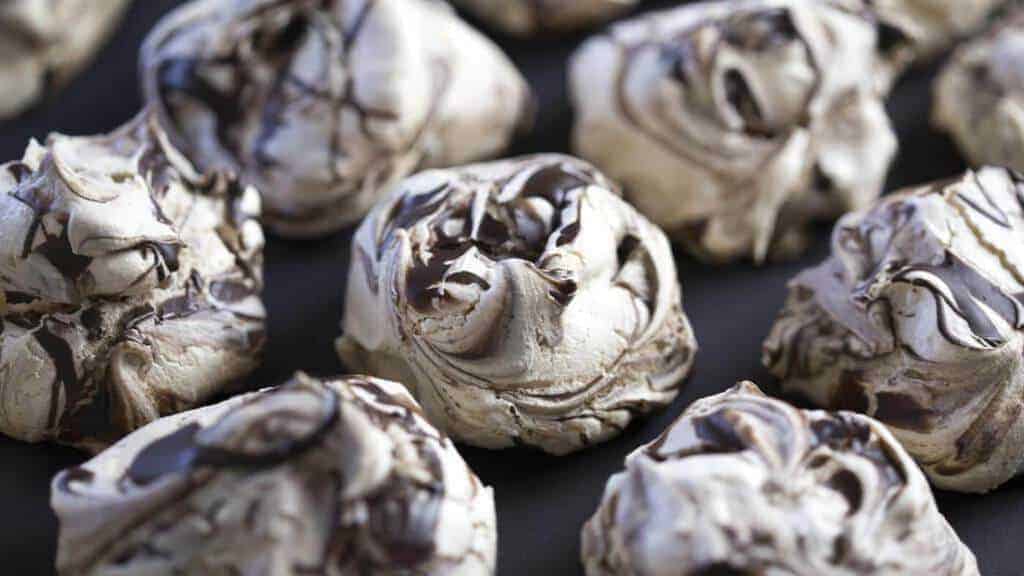 Chocolate Swirl Meringues Preppy Kitchen