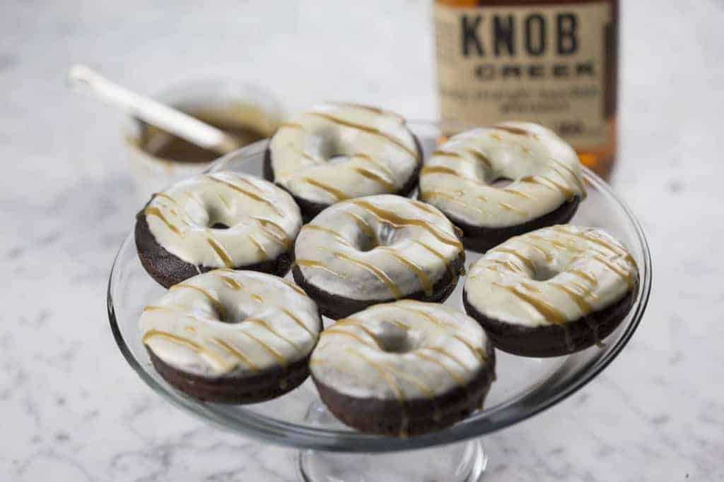 Chocolate Donuts with Maple Bourbon Glaze Preppy Kitchen