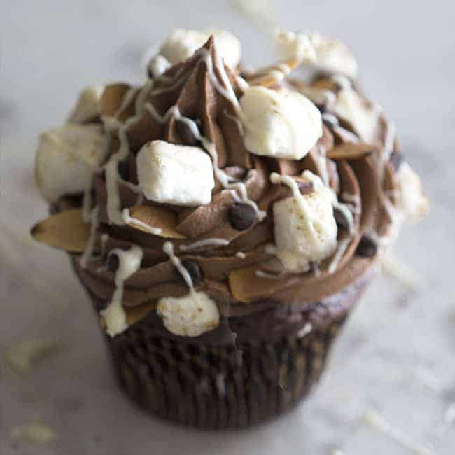 rocky road cupcakes  The Domestic Goddess Wannabe