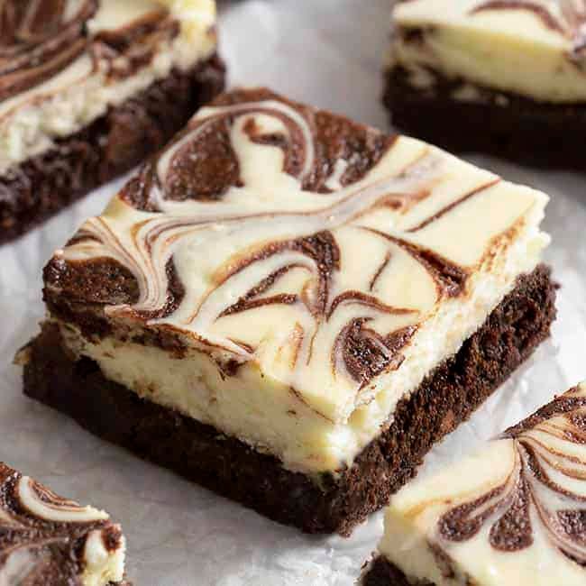 Cheesecake Brownies - Preppy Kitchen