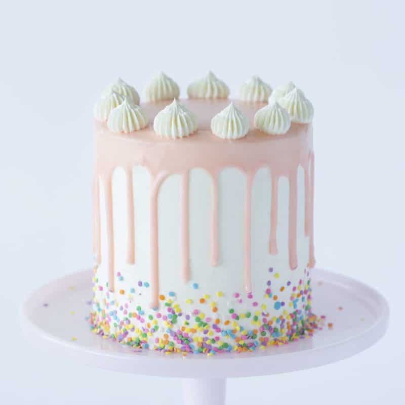 cute pink birthday cakes for girls