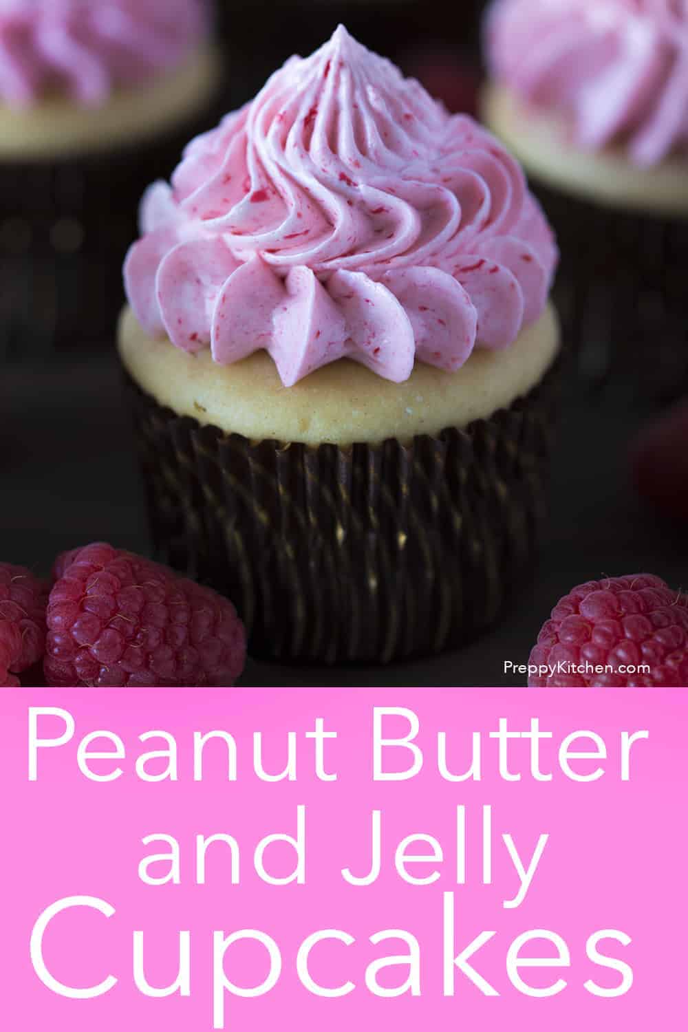 Peanut Butter and Jelly Cupcakes Preppy Kitchen