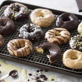 Chocolate Eclair Donuts