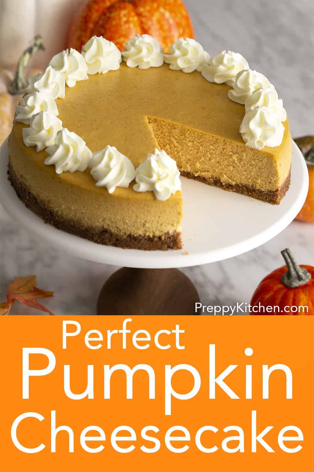 Pumpkin Cheesecake - Preppy Kitchen