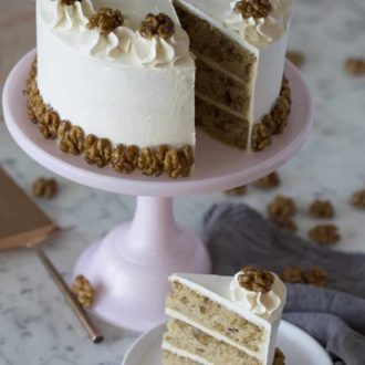 Walnut Maple Cake