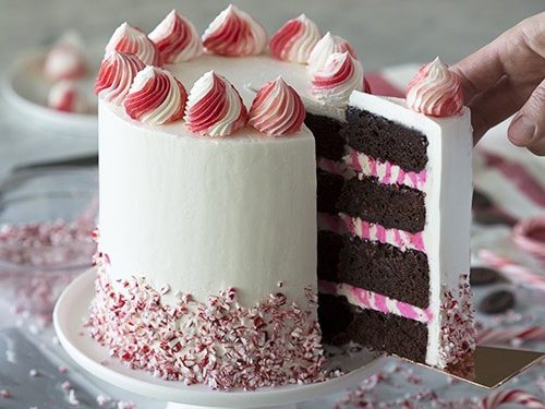 Peppermint Texas Sheet Cake Recipe