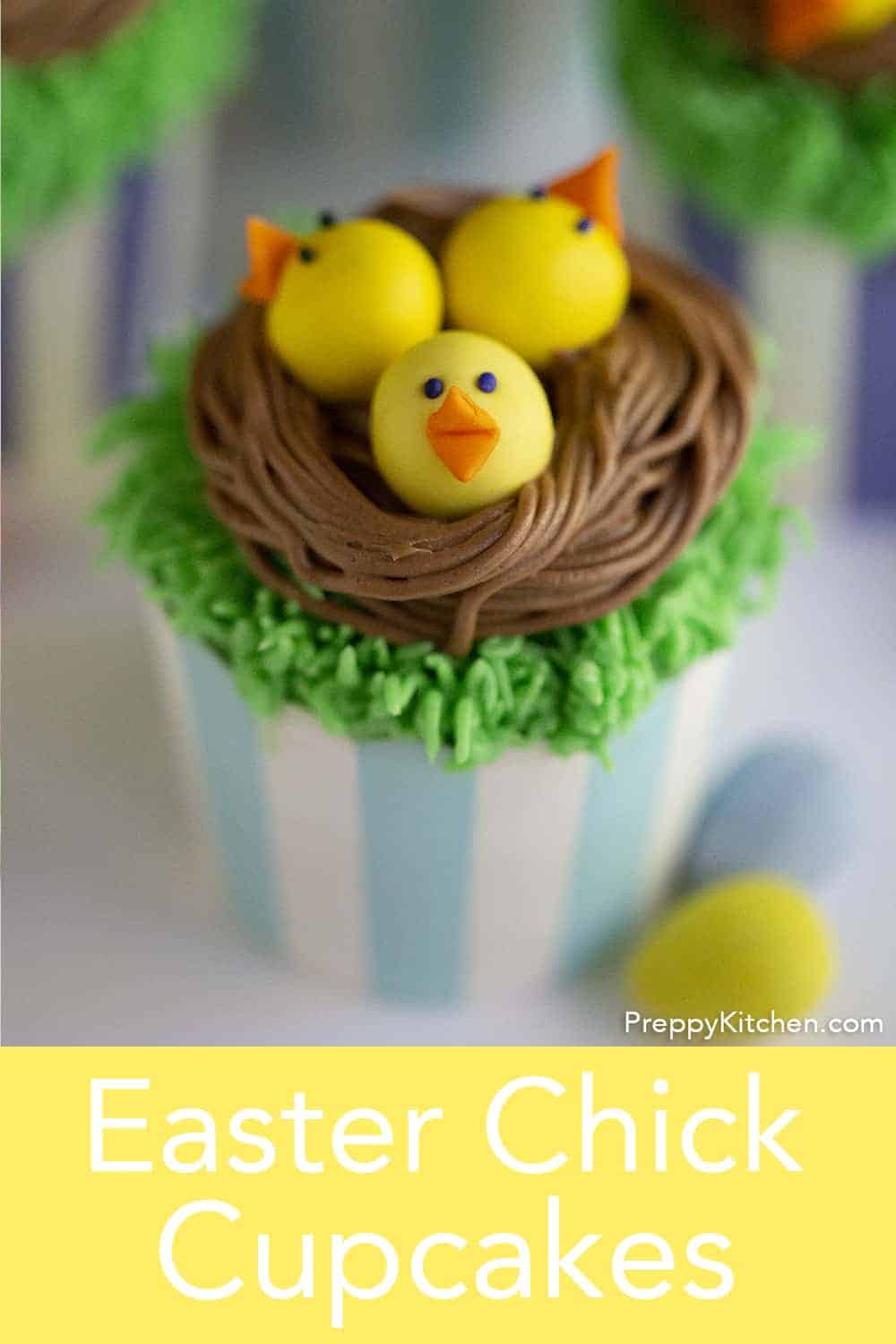 Easter Chick Cupcakes Preppy Kitchen