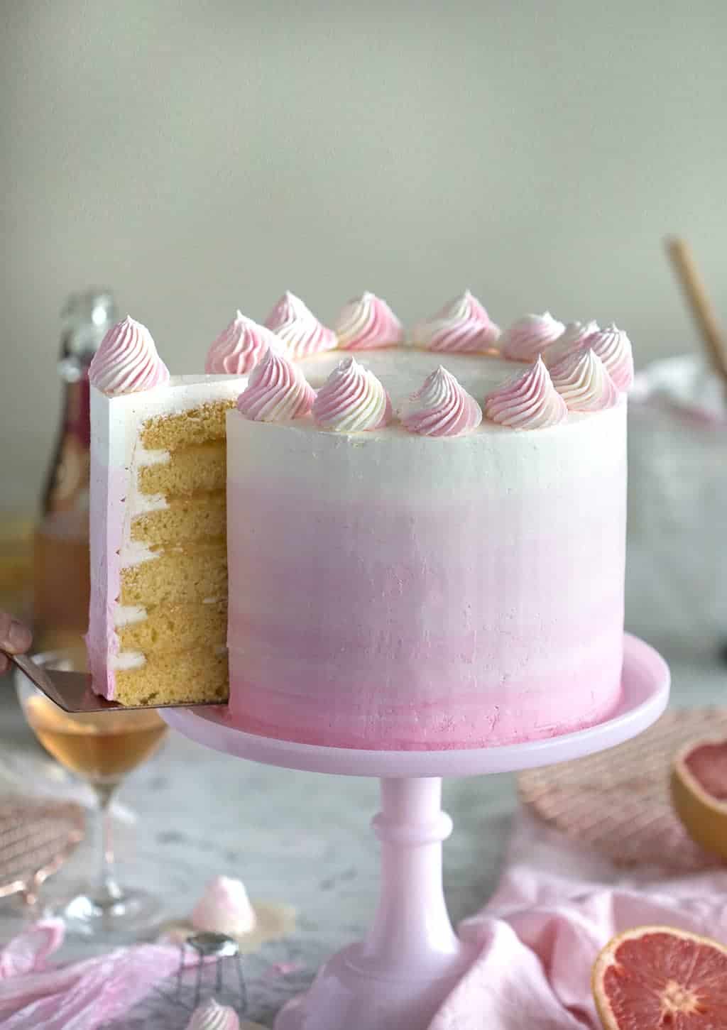 Grapefruit Champagne Cake Preppy Kitchen