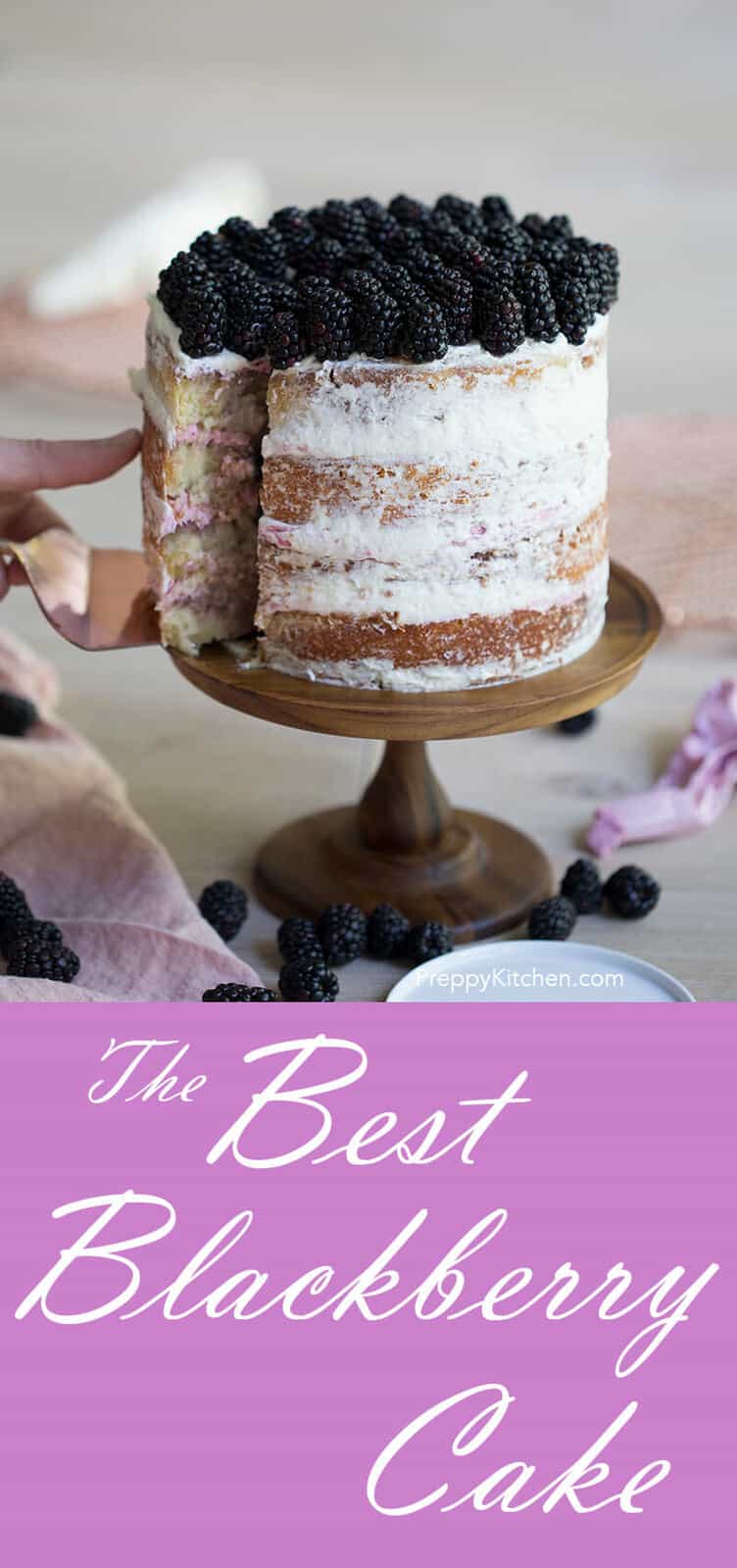 Blackberries and coconut make an amazing (gluten free) cake, which just so happens to be filled with an intoxicating mascarpone buttercream!