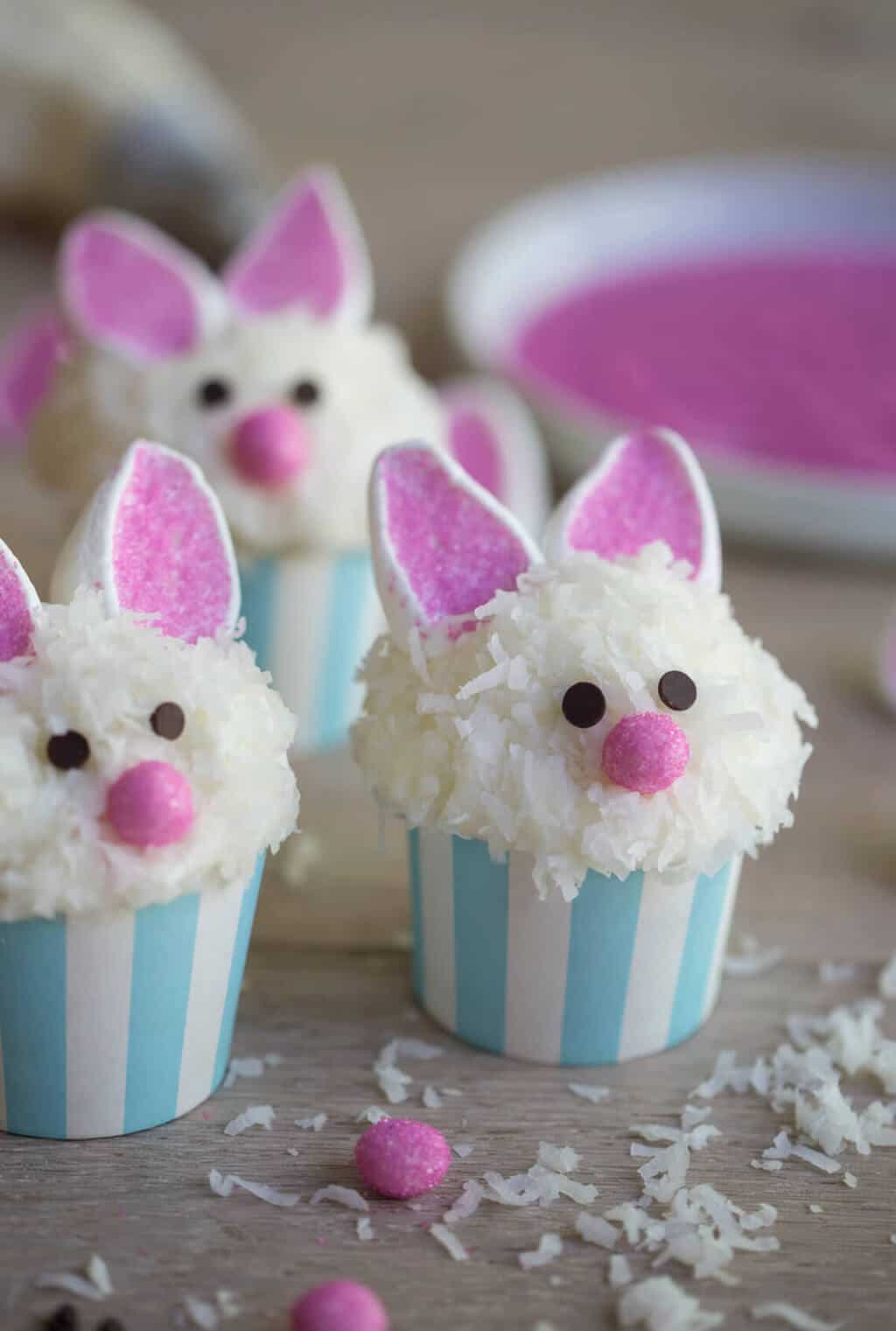 Bunny Cupcakes - Cute Easter Dessert Recipe
