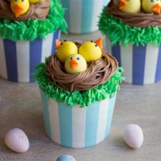 Easter Chick Cupcakes