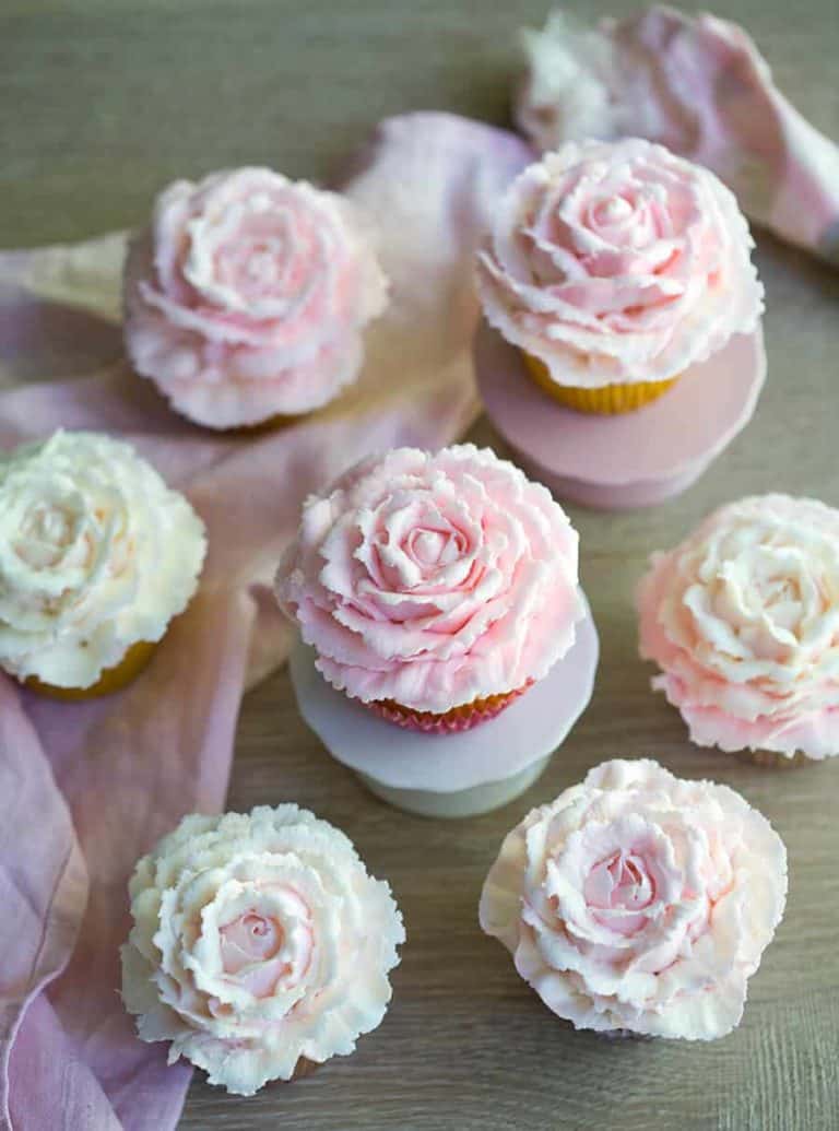 Rose Cupcakes Preppy Kitchen