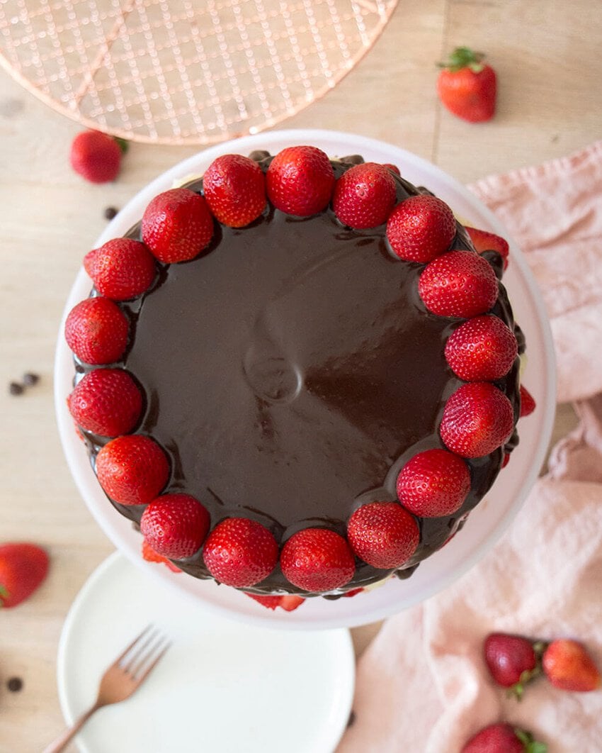 Chocolate Strawberry Cake Chocolate Strawberry Cake