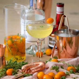 Kumquat Thyme Gimlet