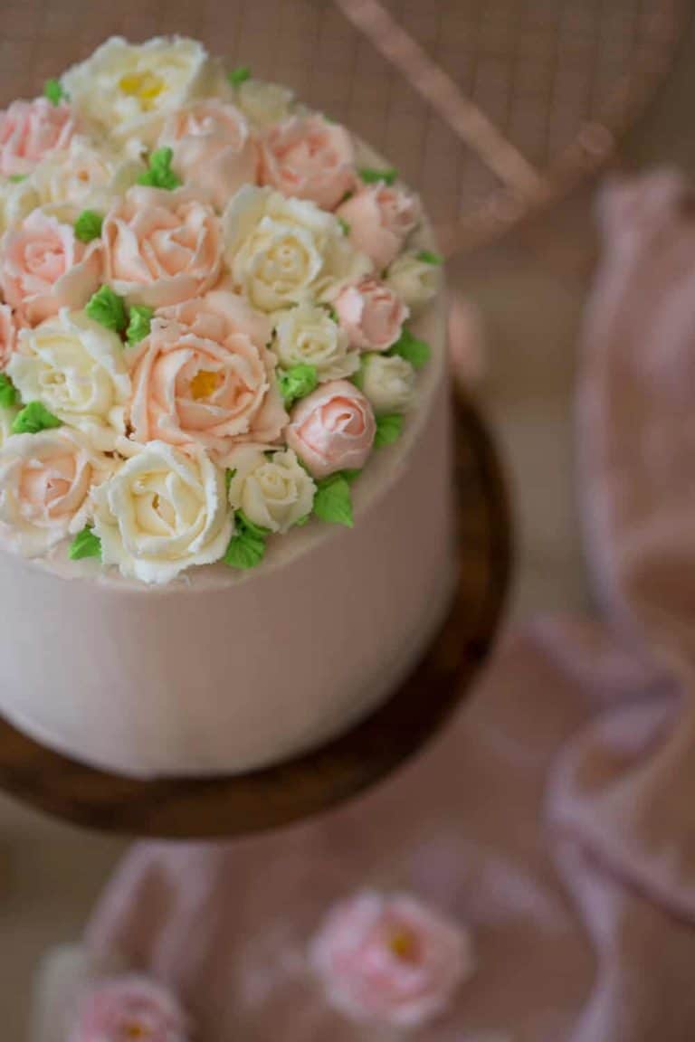 Buttercream Rose Cake - Preppy Kitchen