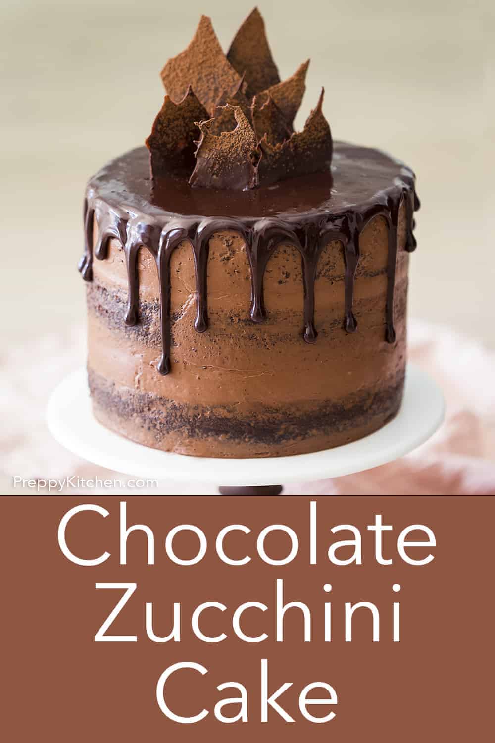 Chocolate Zucchini Cake - Preppy Kitchen