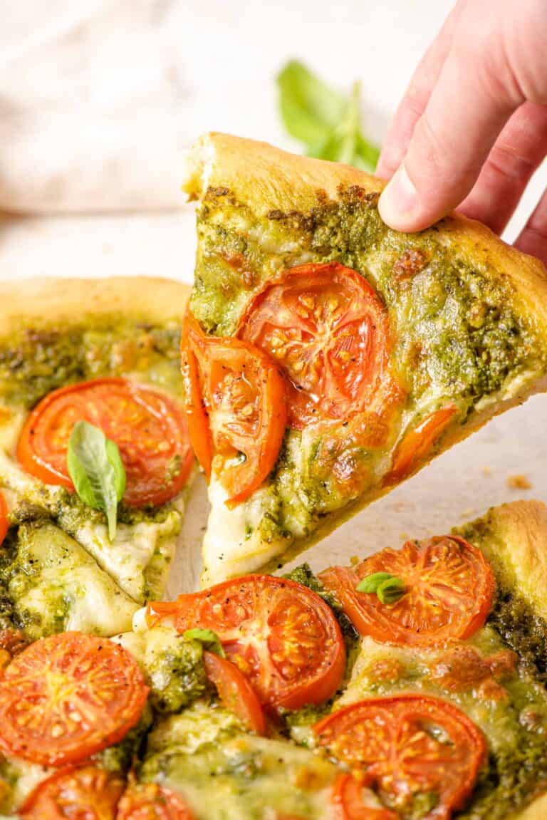 Pesto Pizza - Preppy Kitchen