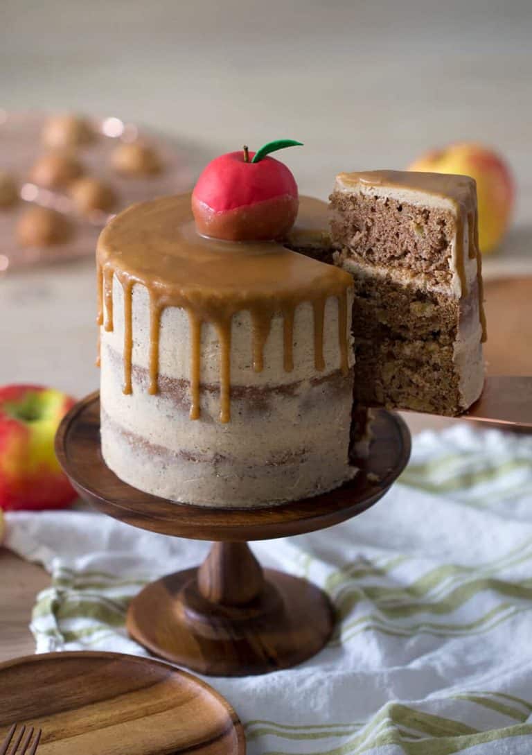 Caramel Apple Cake Preppy Kitchen