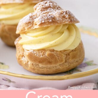 How to keep cream puffs crisp