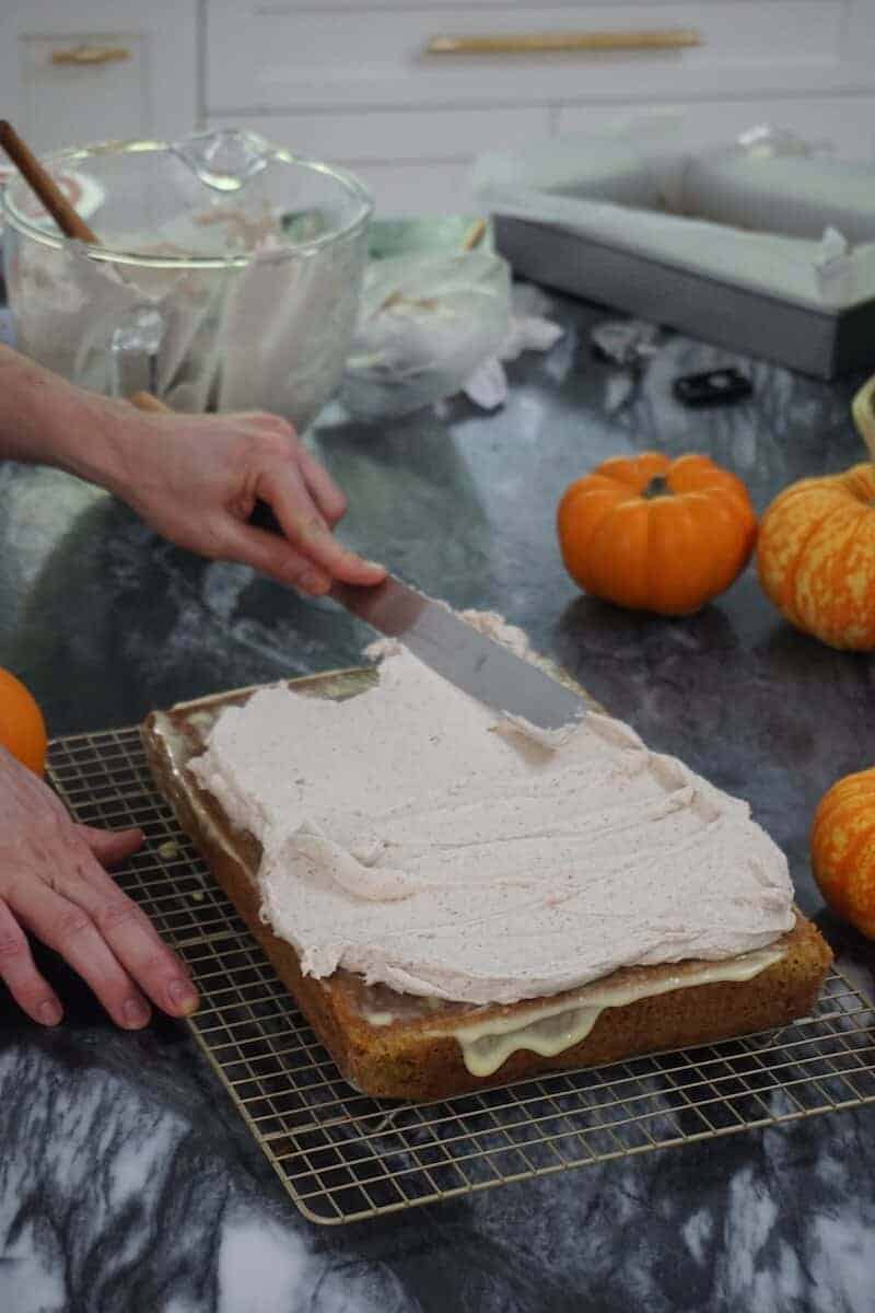 Pumpkin Poke Cake