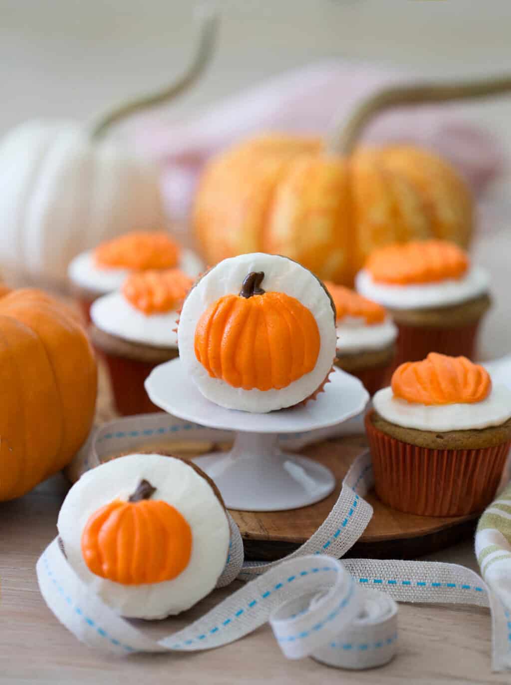 Pumpkin Spice Cupcakes | Preppy Kitchen