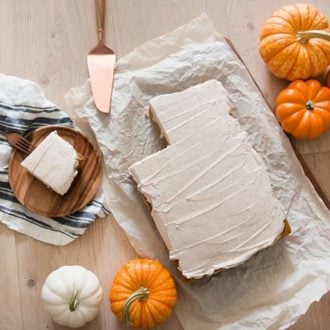 Pumpkin Poke Cake