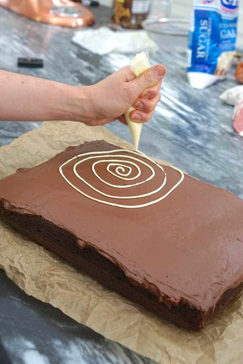 Spider Web Cake