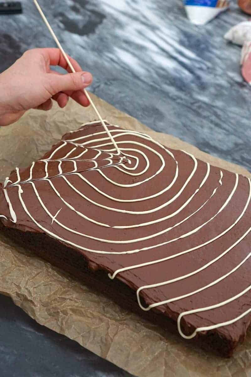 Spider Web Cake