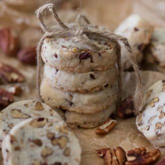 Pecan Shortbread Cookies