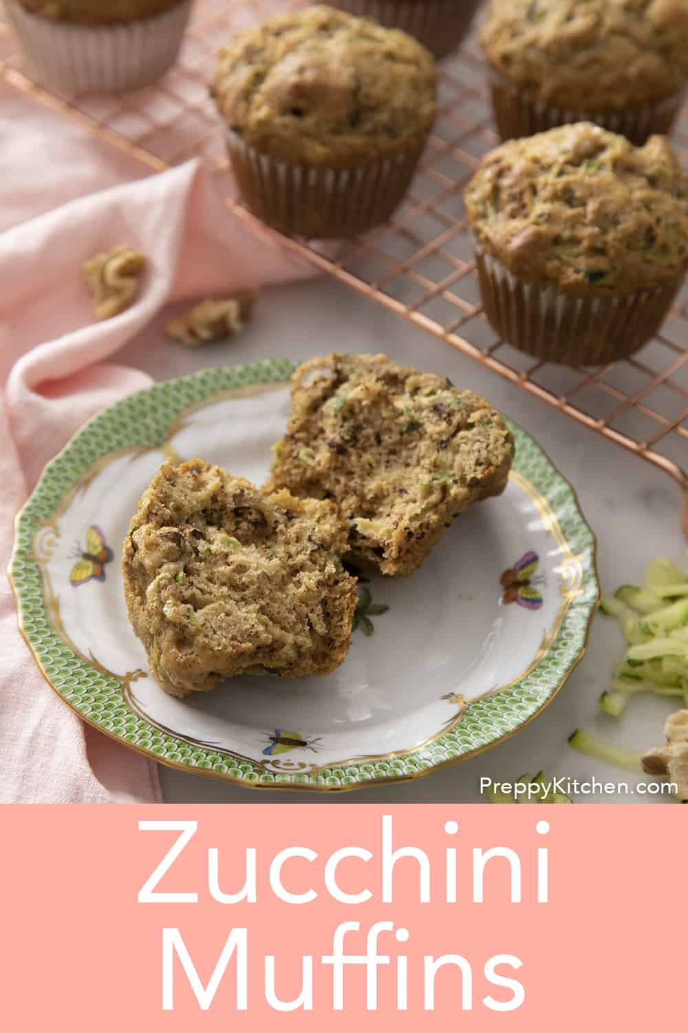 Zucchini Muffins Recipe Preppy Kitchen