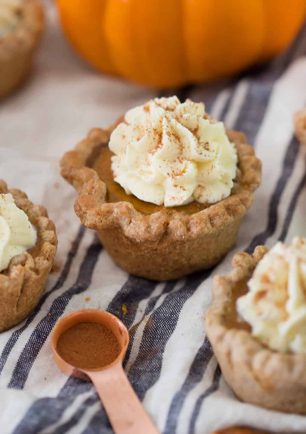 Mini Pumpkin Pies - Preppy Kitchen