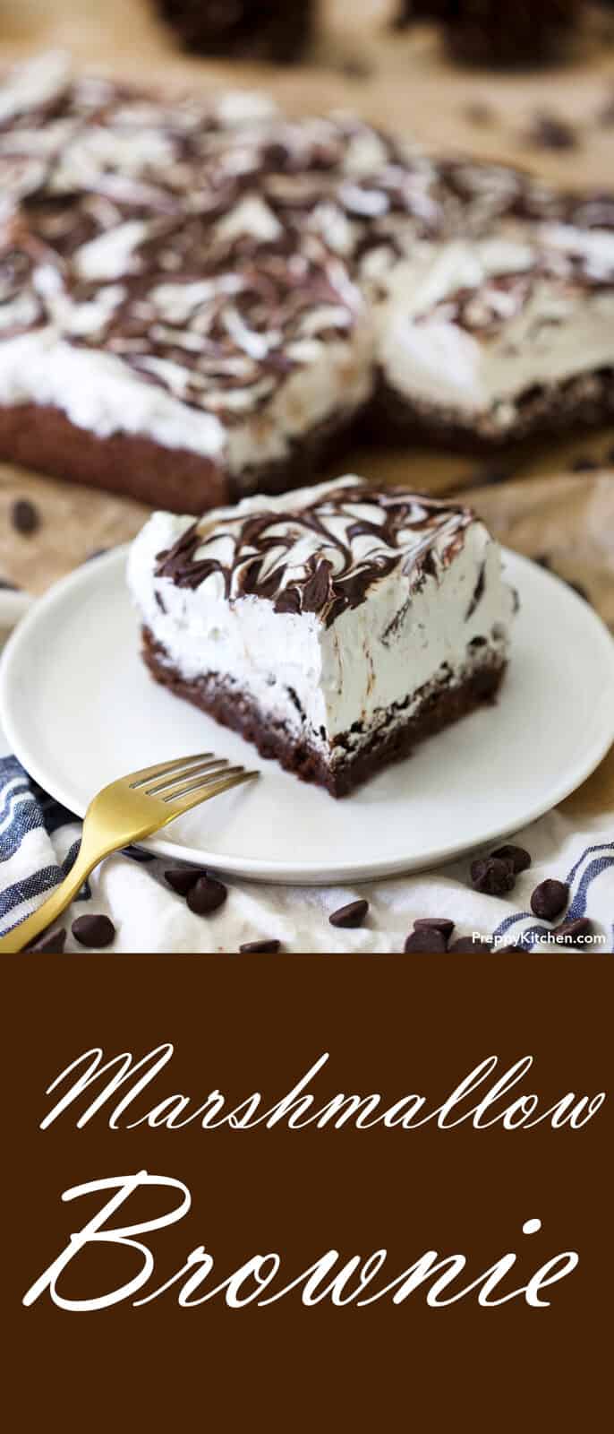 Marshmallow Brownie Preppy Kitchen