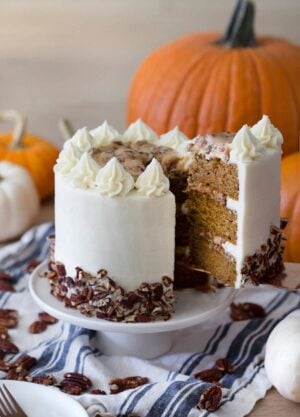 Pumpkin Pecan Cake