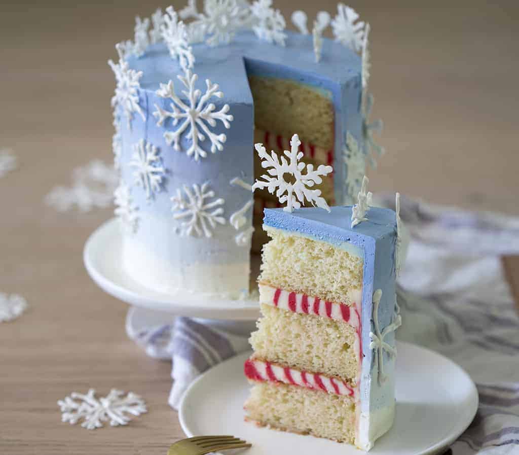 Snowflake Cake - Preppy Kitchen