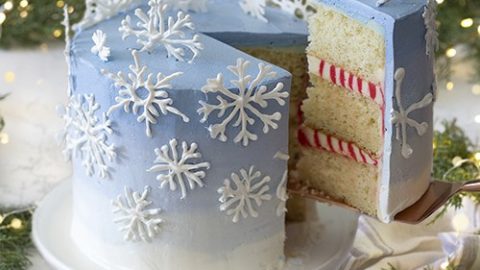 Snowflake Cake - Amanda's Cookin' - Cake & Cupcakes