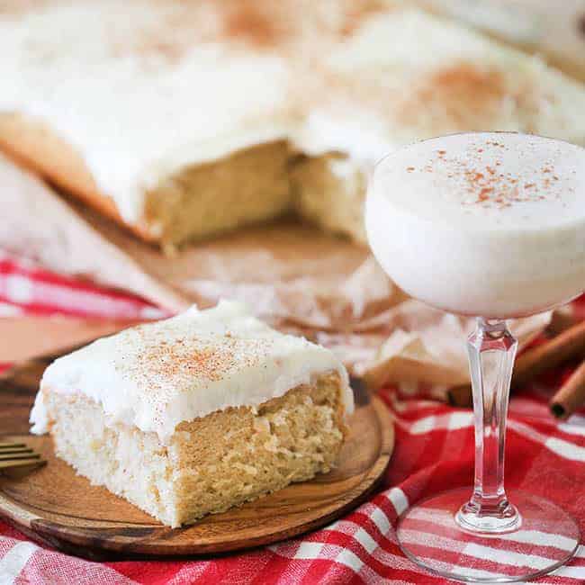 Eggnog Cake Preppy Kitchen