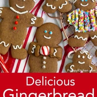 decorated gingerbread cookies on a cooling rack