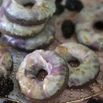 Blackberry Golden Donut