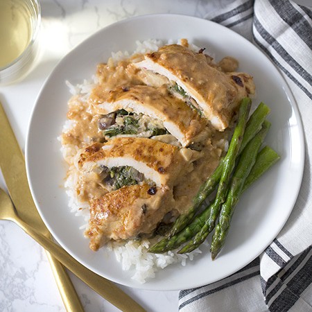 Featured image of post Recipe of Spinach Stuffed Baked Stuffed Chicken Breast Recipes