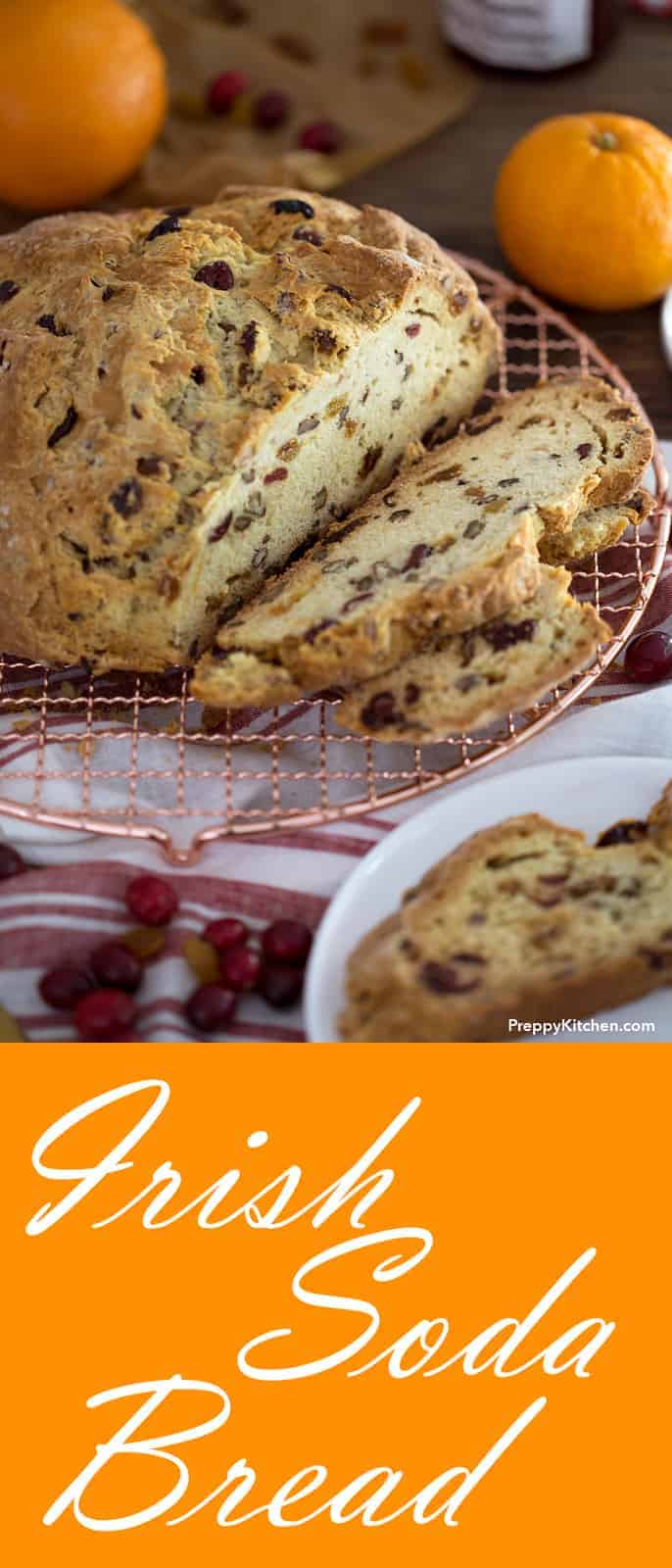 This orange-infused soda bread has great aroma and depth of flavor and it's the perfect companion for your morning cup warmed up with a bit of butter.