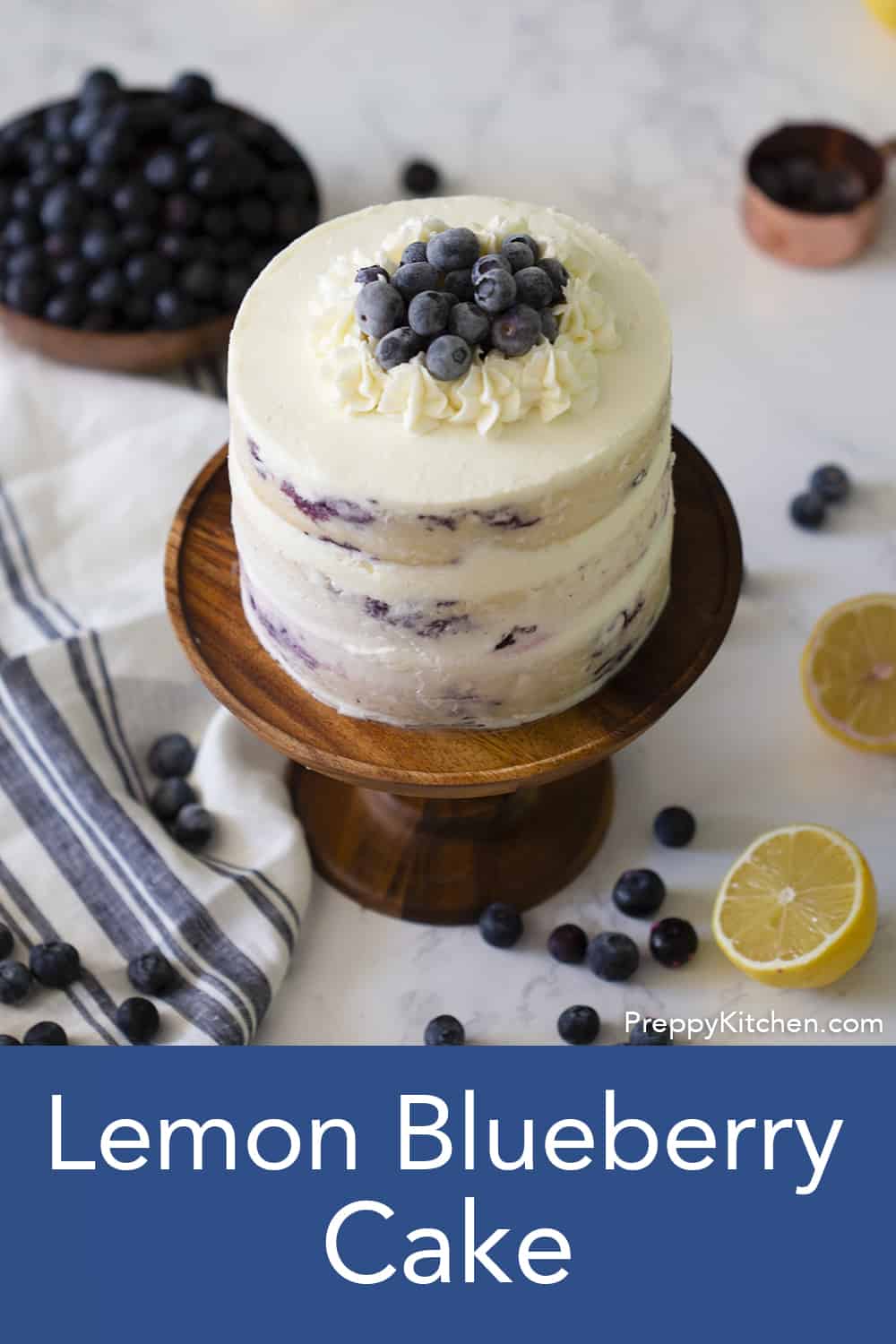 Lemon Blueberry Cake Preppy Kitchen