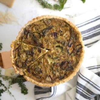 Cheese and Onion Quiche