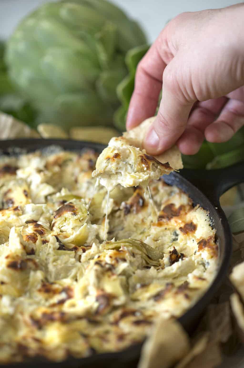 Baked Artichoke Dip | Preppy Kitchen